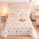 GobekUsa Chiffon Quilted Bed Spread Set - Queen Size Cotton Bedspread Cover