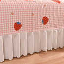 GobekUsa Chiffon Quilted Bed Spread Set - Queen Size Cotton Bedspread Cover