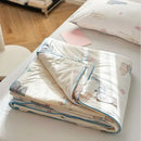 GobekUsa Children Cartoon Summer Cooling Quilt - Double Bed Breathable Thin Blanket Duvet