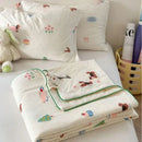 GobekUsa Children Cartoon Summer Cooling Quilt - Double Bed Breathable Thin Blanket Duvet