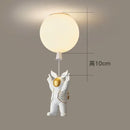 GobekUsa Children Nordic Bear Astronaut LED Ceiling Chandelier - Kid's Theme Decor