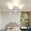 GobekUsa Children Nordic Bear Astronaut LED Ceiling Chandelier - Kid's Theme Decor