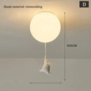 GobekUsa Children Nordic Bear Astronaut LED Ceiling Chandelier - Kid's Theme Decor