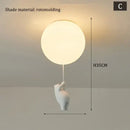 GobekUsa Children Nordic Bear Astronaut LED Ceiling Chandelier - Kid's Theme Decor