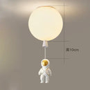 GobekUsa Children Nordic Bear Astronaut LED Ceiling Chandelier - Kid's Theme Decor