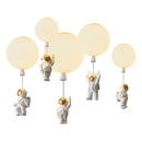 GobekUsa Children Nordic Bear Astronaut LED Ceiling Chandelier - Kid's Theme Decor