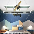 GobekUsa Children's Aircraft LED Chandelier for Boys Room,False