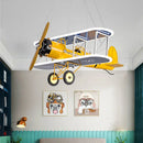 GobekUsa Children's Aircraft LED Chandelier for Boys Room,False