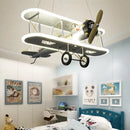 GobekUsa Children's Aircraft LED Chandelier for Boys Room,False