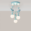 GobekUsa Children's Carousel LED Chandeliers: Nordic Princess Decor Pendant Lights for Living Room