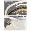 GobekUsa Children's LED Ceiling Lamp for Nursery Bedroom Lighting