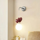 GobekUsa Children's Love Wall Lamp Purple Red Pink for Nursery School Kids Baby Room Decor