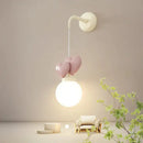 GobekUsa Children's Love Wall Lamp Purple Red Pink for Nursery School Kids Baby Room Decor