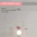 GobekUsa Children's Love Wall Lamp Purple Red Pink for Nursery School Kids Baby Room Decor