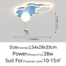 GobekUsa Children's Room Ceiling Chandelier Light - Modern Dimmable Indoor Lighting