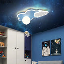 GobekUsa Children's Room Ceiling Chandelier Light - Modern Dimmable Indoor Lighting
