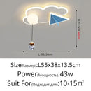 GobekUsa Children's Room Ceiling Chandelier Light - Modern Dimmable Indoor Lighting