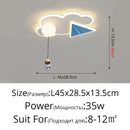 GobekUsa Children's Room Ceiling Chandelier Light - Modern Dimmable Indoor Lighting