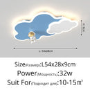 GobekUsa Children's Room Ceiling Chandelier Light - Modern Dimmable Indoor Lighting