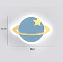GobekUsa Children's Room Crown Clouds Rocket Planet Night Light Bedside Lamp