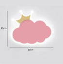 GobekUsa Children's Room Crown Clouds Rocket Planet Night Light Bedside Lamp