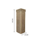 GobekUsa Chinese Antique Coin Stake Display Column for Garden and Living Room Décor