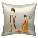 GobekUsa Chinese Beauty Girl Luxury Cushion Cover for Living Room Sofa