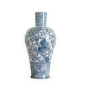 GobekUsa Chinese Blue White Porcelain General's Jar Flower Vase Home Decoration