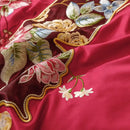 GobekUsa Chinese Butterfly Flowers Embroidery Wedding Bedding Set - 1000TC Cotton