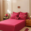 GobekUsa Chinese Butterfly Flowers Embroidery Wedding Bedding Set - 1000TC Cotton