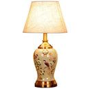 GobekUsa Chinese Ceramic Table Lamp for Living Room, Bedroom, and Study Room