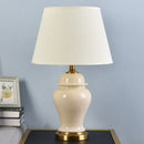 GobekUsa Chinese Ceramic Table Lamps Living Room Bedroom E27 Bulb Bedside Home Decor