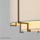 GobekUsa Chinese Cloth Art Pendant Lamp Modern Minimalist Living Room ceiling lamp.