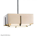 GobekUsa Chinese Cloth Art Pendant Lamp Modern Minimalist Living Room ceiling lamp.