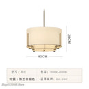 GobekUsa Chinese Cloth Art Pendant Lamp Modern Minimalist Living Room ceiling lamp.