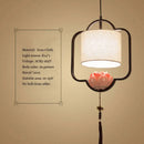 GobekUsa Chinese Cloth Chandelier for Bedroom, Dining Room, Corridor, Hotel - Light and Stylish