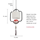 GobekUsa Chinese Cloth Chandelier for Bedroom, Dining Room, Corridor, Hotel - Light & Elegant