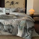 GobekUsa Chinese Digital Printing Bedding Set - Soft, Washed, Skin-Friendly Duvet Cover Kit