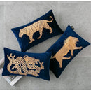 GobekUsa Chinese Dragon Embroidery Lumbar Pillow Cover Gold