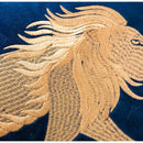 GobekUsa Chinese Dragon Embroidery Lumbar Pillow Cover Gold