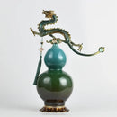 GobekUsa Chinese Dragon Phoenix Decor for Wine Cabinet Porch Study, Modern Home Gift
