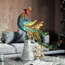 GobekUsa Chinese Dragon Phoenix Decor for Wine Cabinet Porch Study, Modern Home Gift