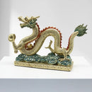 GobekUsa Chinese Dragon Resin Sculpture - Zodiac Home Decor Accessory