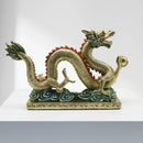 GobekUsa Chinese Dragon Resin Sculpture - Zodiac Home Decor Accessory