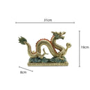 GobekUsa Chinese Dragon Resin Sculpture - Zodiac Home Decor Accessory