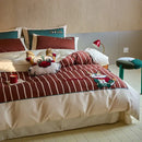 GobekUsa Chinese Embroidered Cotton Bedding Set: King Size Duvet Cover, Sheet, Quilt Cover
