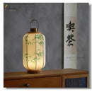 GobekUsa Chinese Fabric Desk Lamp: Antique Handheld Palace Lantern, Ancient Style Atmosphere Light