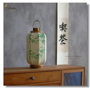 GobekUsa Chinese Fabric Desk Lamp: Antique Handheld Palace Lantern, Ancient Style Atmosphere Light