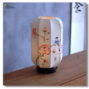 GobekUsa Chinese Fabric Desk Lamp: Antique Handheld Palace Lantern, Ancient Style Atmosphere Light