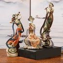 GobekUsa Chinese Goddess Fairy Sculpture Musical Instrument Home Decor Figurine